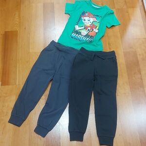 H&M Kids Gray and Black Joggers